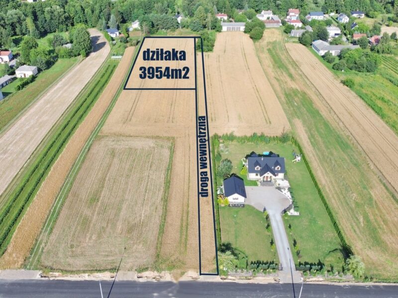 Działka 3954 m2 Rolno-Budowlana - Radawiec Duży