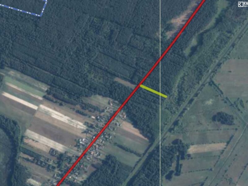 Działka leśna - 1184 mkw - Stary Orzechów