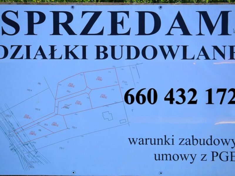 Atrakcyjne działki bud., szybki dojazd do Lublina