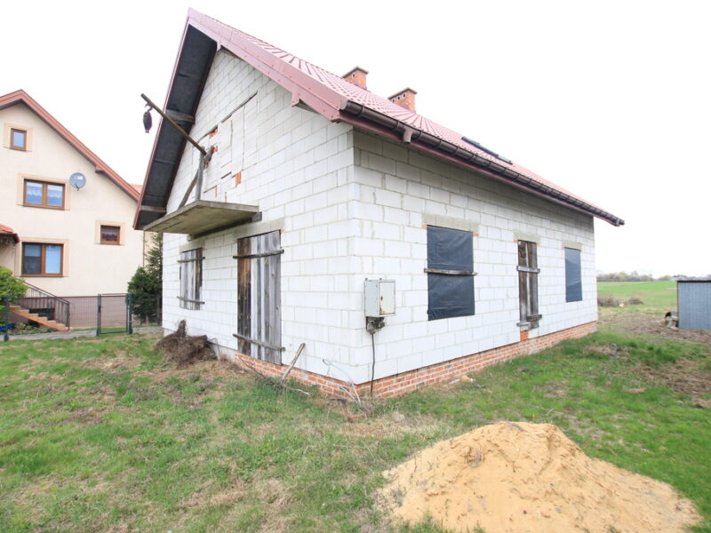 Dom stan surowym wszystkie media Lisów g. Lubartów