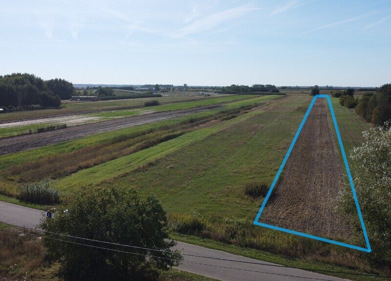 Działka z możliwością zabudowy o pow. 5481 m2 ( MPZP), (prąd, woda, kanalizacja  w drodze) w spokojnej okolicy w m. Sielce gm. Końskowola pow. puławski woj. lub- SIELCE, KOŃSKOWOLA, LUBELSKIE na SPRZEDAŻ
