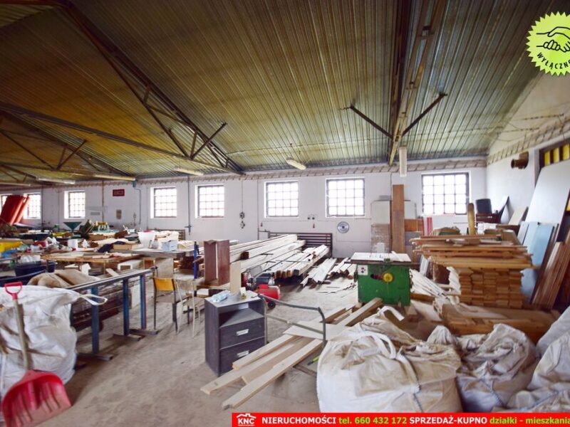 Hala produkcyjno-warsztatowa/magazyn blisko Lublin