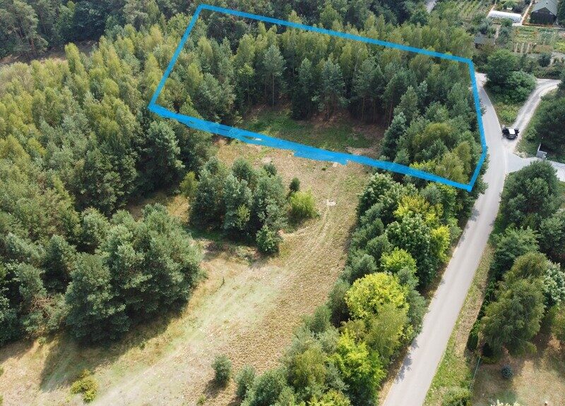 Działka budowla 3117 m2 w Kowali gm. Puławy.