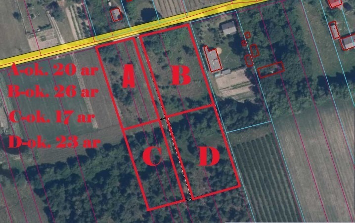 Działka budowlana ok.20 ar Gołąb g. Michów - GOŁĄB, MICHÓW, LUBELSKIE na SPRZEDAŻ
