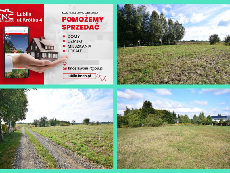 Atrakcyjna działka budowlana, wydane WZ, pow. 1703 - MOTYCZ, KONOPNICA, LUBELSKIE na SPRZEDAŻ
