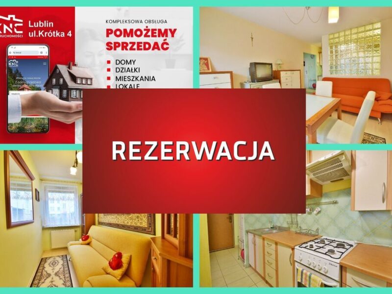 Przytulne 2 pokojowe, niski czynsz, dla singla/ki. - LUBLIN, LUBLIN, LUBELSKIE na SPRZEDAŻ