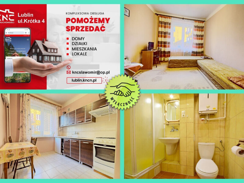 Przytulna kawalerka w Śródmieściu, niski czynsz. - LUBLIN, LUBLIN, LUBELSKIE na SPRZEDAŻ
