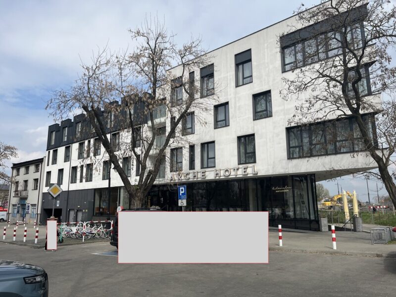 Pokój o pow. 16,26 m2 w hotelu ARCHE w Lublinie.