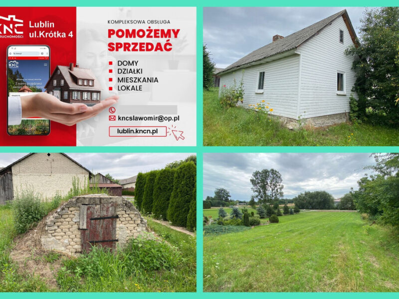Siedlisko na wsi 35 km od Lublina. - SIEDLISKA PIERWSZE, FAJSŁAWICE, LUBELSKIE na SPRZEDAŻ