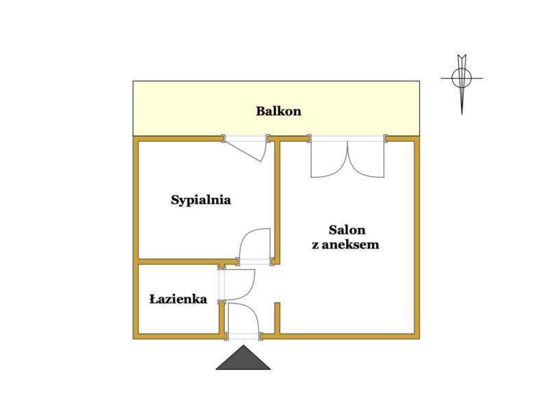 2 pokoje | st. deweloperski | os. Oslo