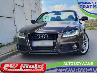 Audi A5 Kabriolet Sline Kamera cofania Potwierdzony przebieg ZAMIANA GWARANCJA!