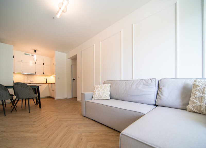 Na wynajem przestronne i nowoczesne mieszkanie wraz z ogródkiem o powierzchni 63 m², - 3 pokoje, wykończone, z tarasem - na wynajem!