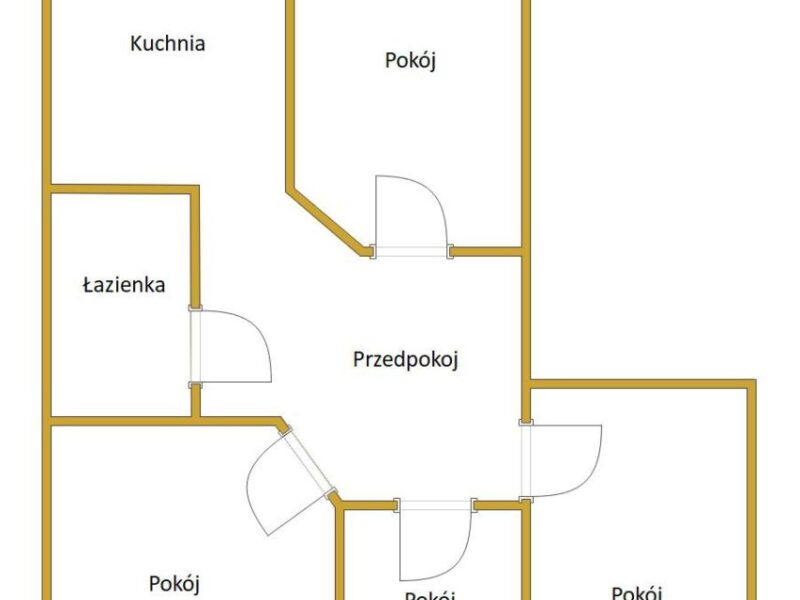 4 pokojowe mieszkanie ul.Narutowicza
