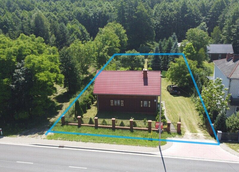 Dom na pięknej działce w Lipie Miklas gm. Lipsko.