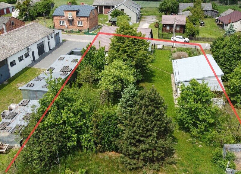Dom z drewna  w Zielonce Starej pod Zwoleniem. - ZIELONKA STARA, MAZOWIECKIE na SPRZEDAŻ