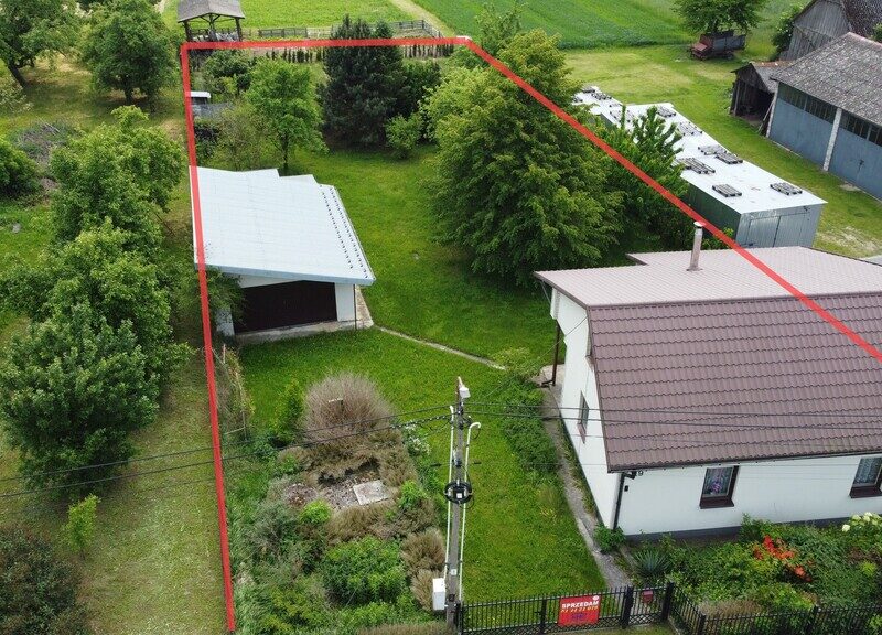 Dom z drewna  w Zielonce Starej pod Zwoleniem. - ZWOLEŃ, MAZOWIECKIE na SPRZEDAŻ