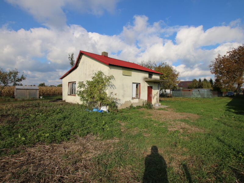 Domek na działce 17 ar Pólko/Nasutów (10km Lublin) - NASUTÓW, LUBELSKIE na SPRZEDAŻ