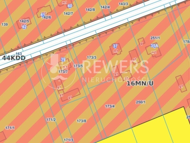 Działka 1802 m2 na sprzedaż MN/U – Zofiówka, MPZP