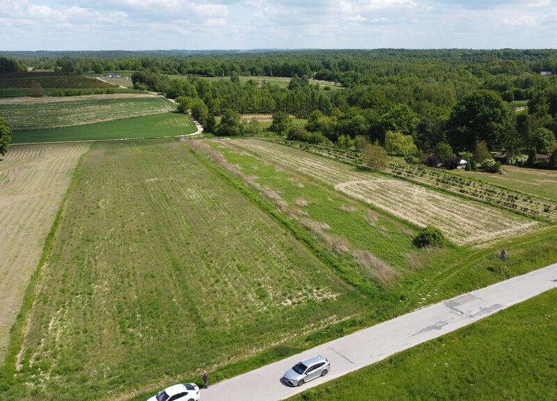 Duża działka o pow. 8713 m2 (objęta MPZP)  praktycznie w całości pod zabudowę mieszkaniową jednorodzinną z uzupełniającym przeznaczeniem pod zabudowę agroturyst- KAZIMIERZ DOLNY, LUBELSKIE na SPRZEDAŻ