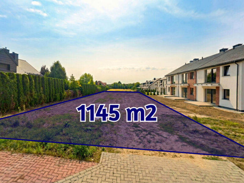Działka Świdnik 1145m² | Idealna pod szeregówki!