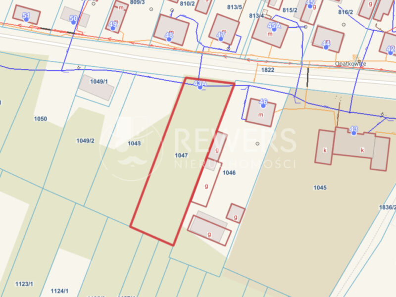Na sprzedaż działka budowlana o powierzchni 1 456 m², zlokalizowana w miejscowości Opatkowice – w bezpośrednim sąsiedztwie Puław.Spokojna, zielona okolica i jed - Działka budowlana 1 456 m² | Opatkowice k. Puław