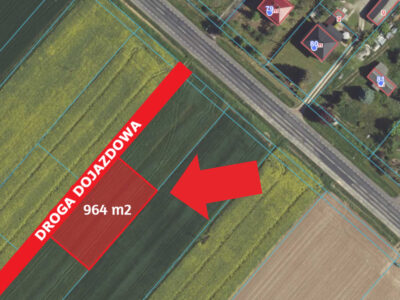Działka budowlana 964m2 | Jabłonna Druga