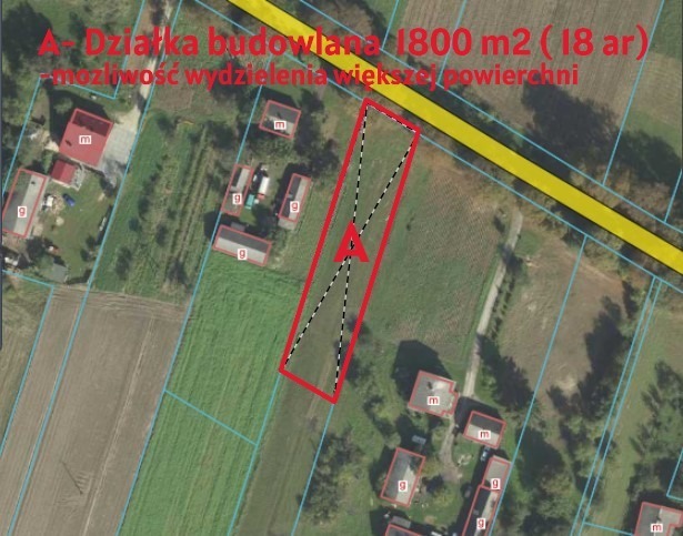 Działka budowlana Stoczek Kolonia 18ar lub więcej - NIEMCE, LUBELSKIE na SPRZEDAŻ