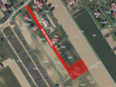 Działka budowlana z WZ 1494m2, Tereszyn