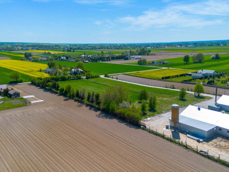 Działka przemysłowa produkcja 9003m2 - Świdnik - , Krzesimów