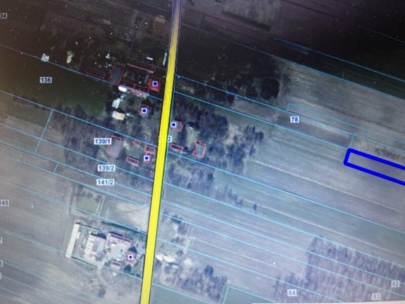Działka rolna o pow. 0,77 ha  znajdujące przy drodze utwardzonej  w m. Jabłonów gm. Policzna pow. zwoleński~~Działka ~-powierzchnia 7700 m2~-kształt prostokąta~- POLICZNA, MAZOWIECKIE na SPRZEDAŻ