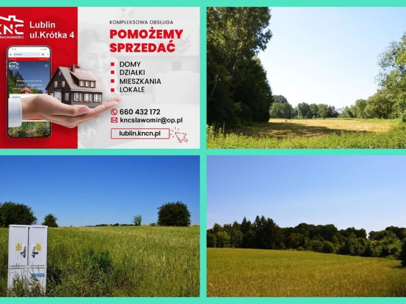 Działka rolno-budow. z szybkim dojazdem do Lublina - JASTKÓW, LUBELSKIE na SPRZEDAŻ