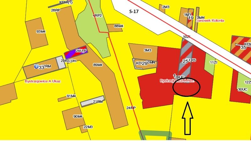 Działka usługowa k/Lublina (Bystrzejowice A) 150zł/m2 - Bystrzejowice Pierwsze