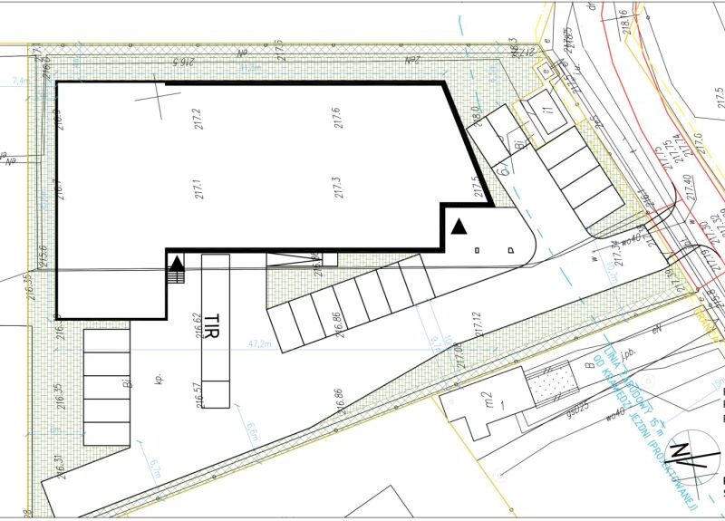 Na sprzedaż działka inwestycyjna o powierzchni 2.700m2, która znacząco skraca proces inwestycyjny. To gotowa inwestycyjna posiadająca w pełni uzgodnioną koncepc -Działka z koncepcją hali 970m2 - Dąbrowica, Lublin