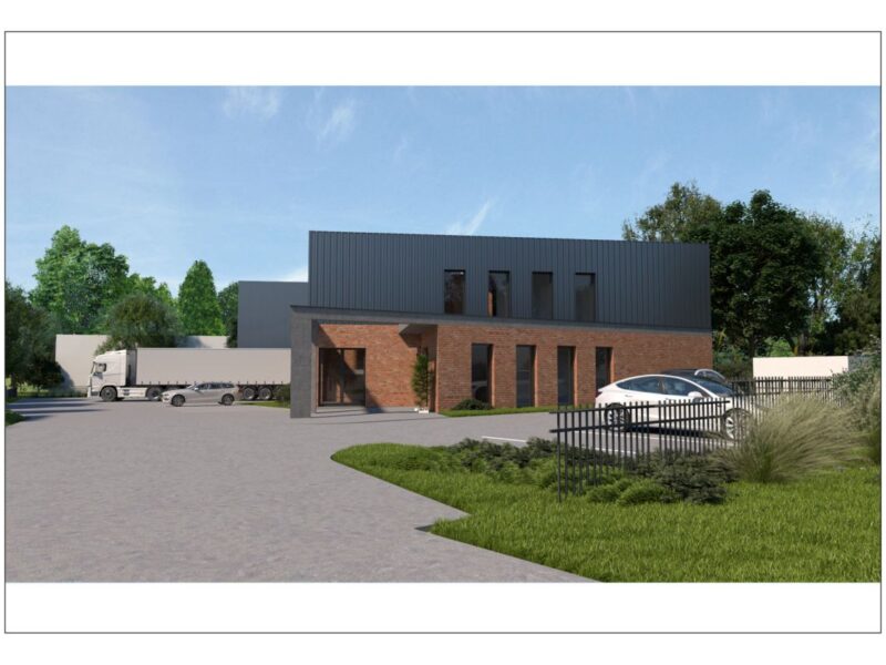 Działka z koncepcją hali 970m2 - Dąbrowica, Lublin
