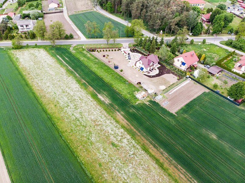 Działki w Żabiej Woli niedaleko Lublina.