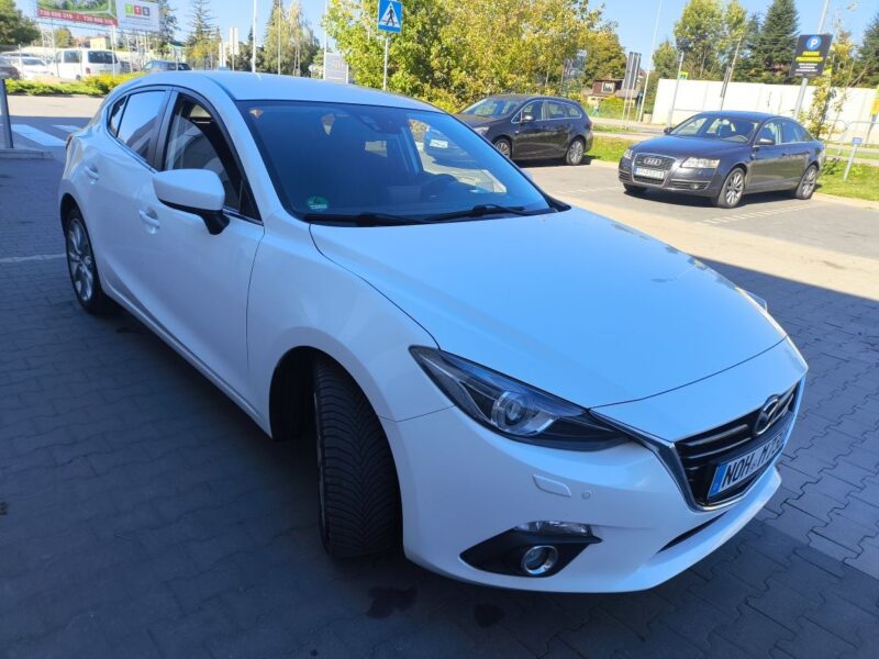 Mazda 3 2,2d 150 z Niemiec, full opcja, biała perła, śliczna! - na sprzedaż - portal ogłoszeniowy