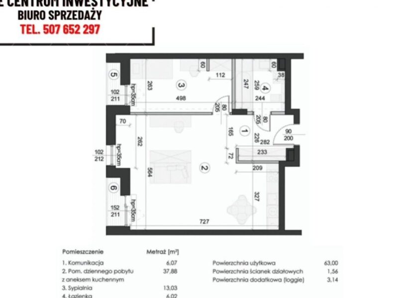 Mieszkanie 2 - pokojowe na sprzedaż - Lublin