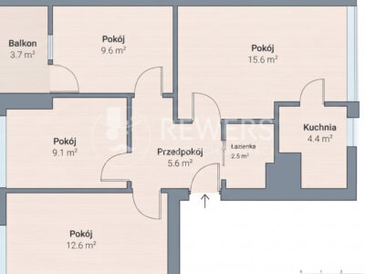 Mieszkanie 4-pokojowe do remontu, 59,05 m², Lublin
