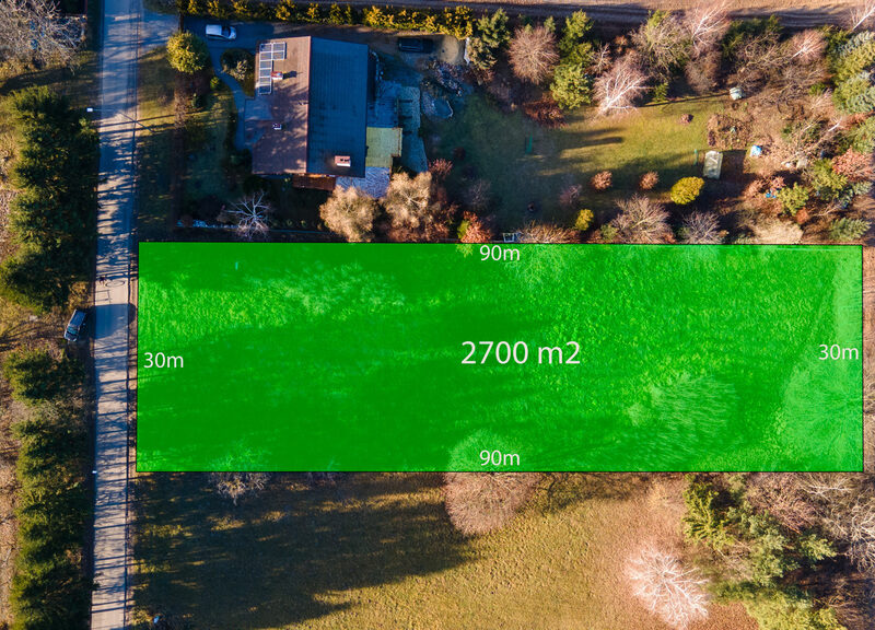 Na sprzedaż działka 2700 m² – do 25% zabudowy!