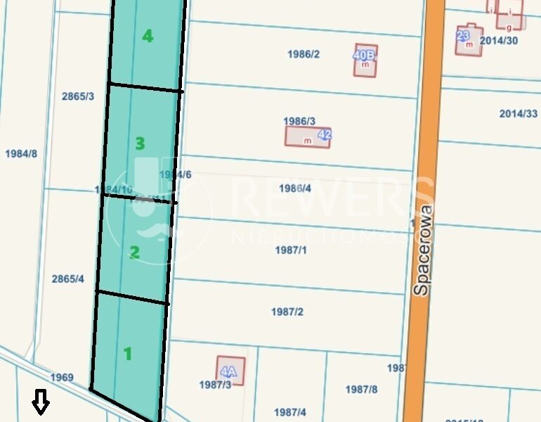 Niemce | Działka budowlana 1175 m² | MPZP | Media