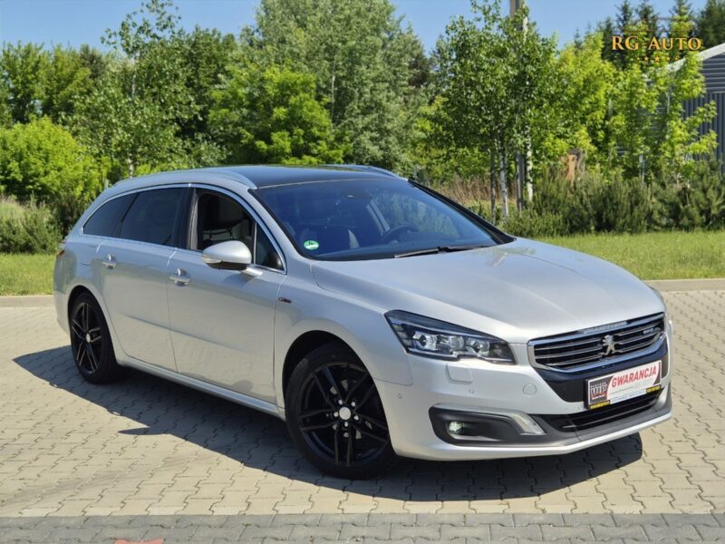 Peugeot 508 1.6HDI Executive Kamer Serwis Oryginał 209Tkm! Piękny Gwarancja 15mieś