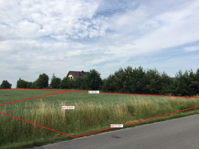 Rokitno - działki budowlane przy drodze asfaltowej - ogłoszenia