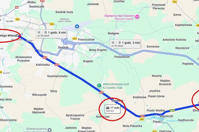 Siedlisko na działce 99a 20 minut od Lublina.