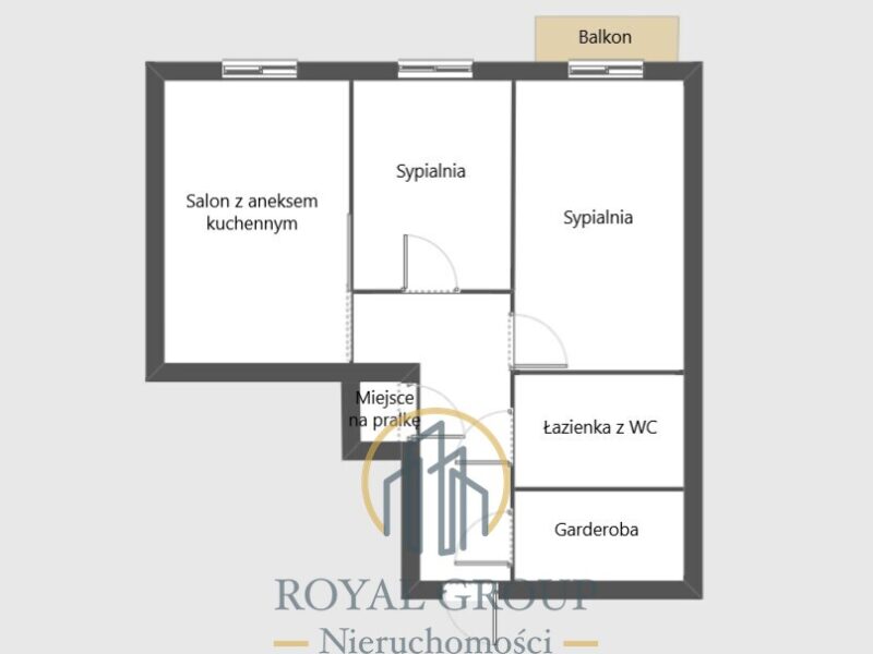 Mieszkanie po generalnym remoncie usytuowane na dziesiątym piętrze w bloku z dwiem - Trzy pokoje, Garderoba, Kalinowszczyzna