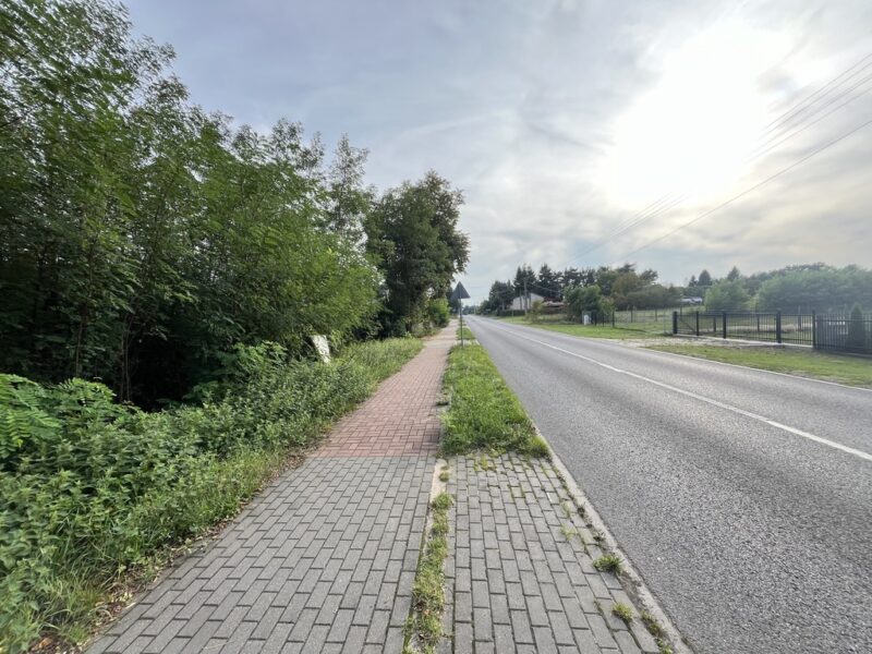 Duża działka o pow. 15243 m2  z MPZP (część działki  1280 m2 z symbolem 15 MN tereny zabudowy mieszkaniowej jednorodzinnej) przy drodze asfaltowej w Woli Chodko- KOZIENICE, MAZOWIECKIE na SPRZEDAŻ