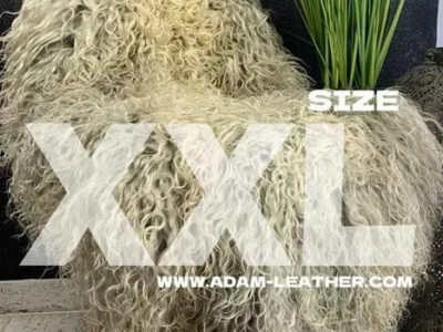 Skóra owcza XXL - naturalna, dekoracyjna