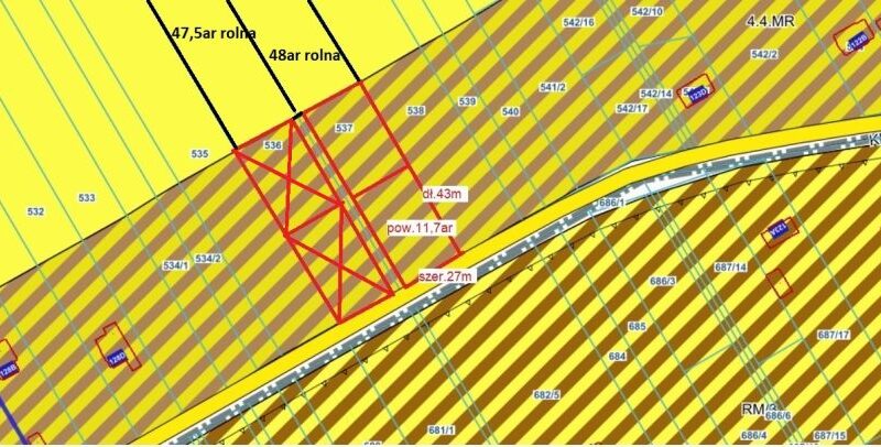 Rokitno - działki budowlane z drzewostanem