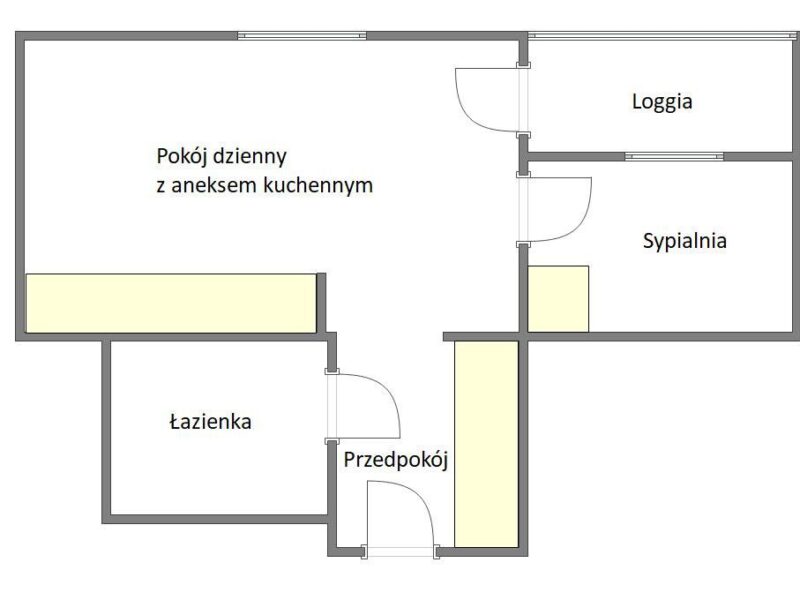2 pokojowe mieszkanie 27,55 m2 ul.Dunikowskiego