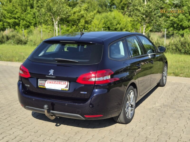 Peugeot 308 1.6HDI Faktury za serwis! PDC Serwis Oryginał 203Tkm Gwarancja 15mieś!