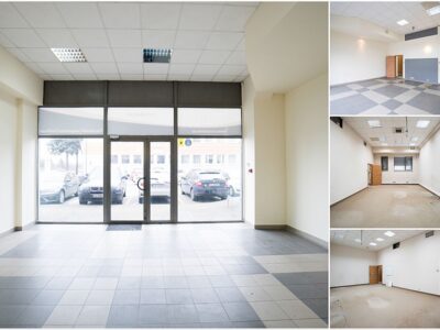 Przestronny lokal. Parter. Parking.